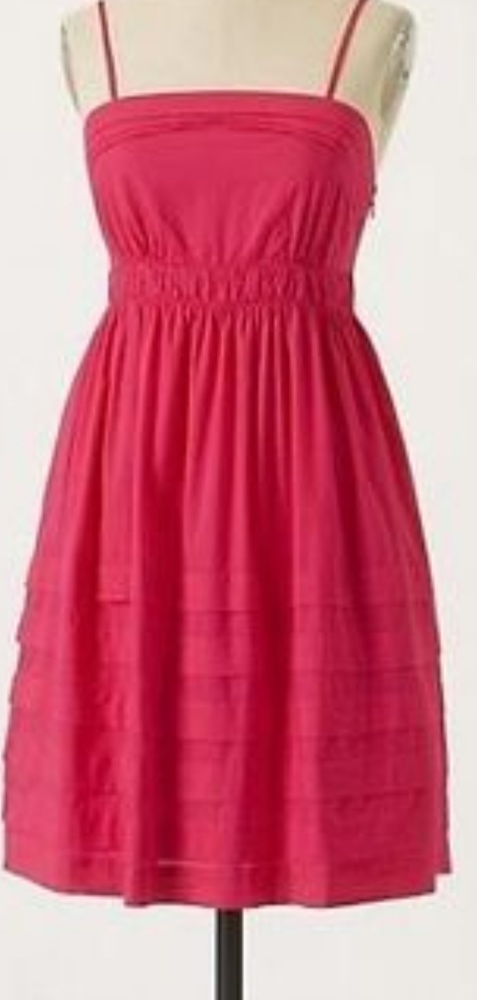 Gorgeous pink Maeve shades of summer dress
